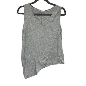 Lululemon gray asymmetrical tank top size 4